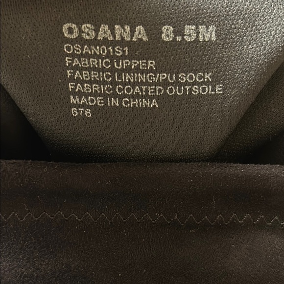 Osana Over-The-Knee Black Heeled Boots • Size 8.5 • Chic & Sleek Silhouette - Picture 10 of 10